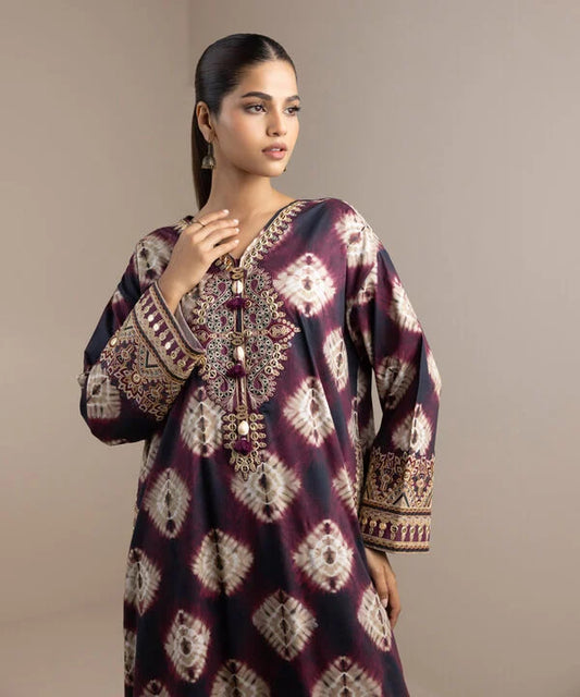 Embroidered Cotton Viscose Shirt